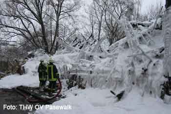 Bizarre Winterlandschaft