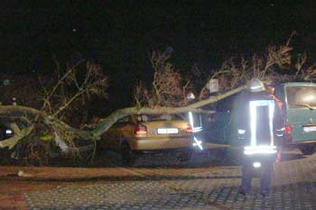 Die Fahrzeuge waren schnell wieder frei