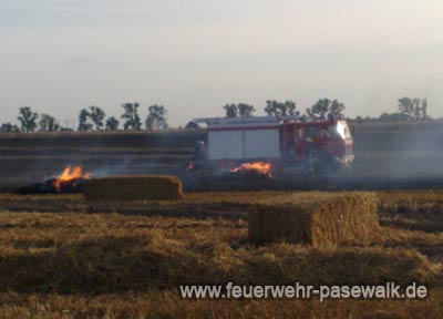 Es brannte an allen Ecken und Kanten