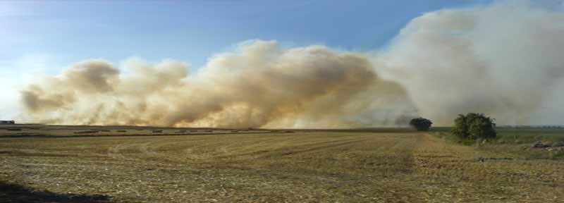 Der Brand in der Anfangsphase