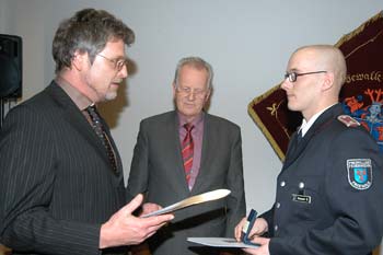 Auszeichnung f�r 10-j�hrige Mitgliedschaft